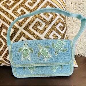 Made in India Turtle Beaded Handbag
